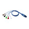 Midmark IQholter Lead Wire, 5-Lead, Blue 90-30-0205